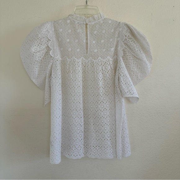 Ulla Johnson Mae Top White, 8 - Picture 3 of 12